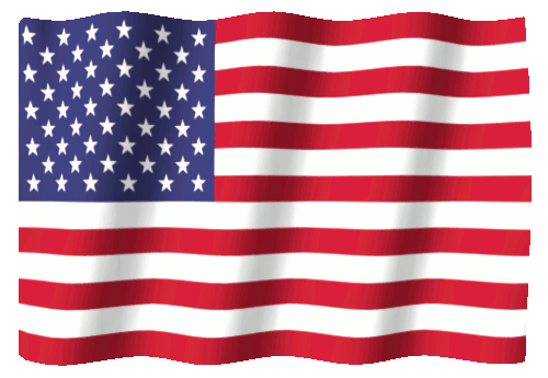 American Flag Waving
